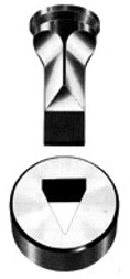 MUBEA Spezialstanzwerkzeuge Stempel und Matrizen für Dreieckklinkungen 45 Grad für MUBEA Lochstanzen